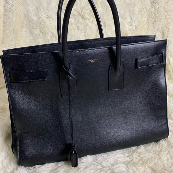 Saint Laurent | Bags | Saint Laurent Sac Du Jour Large Black | Poshmark